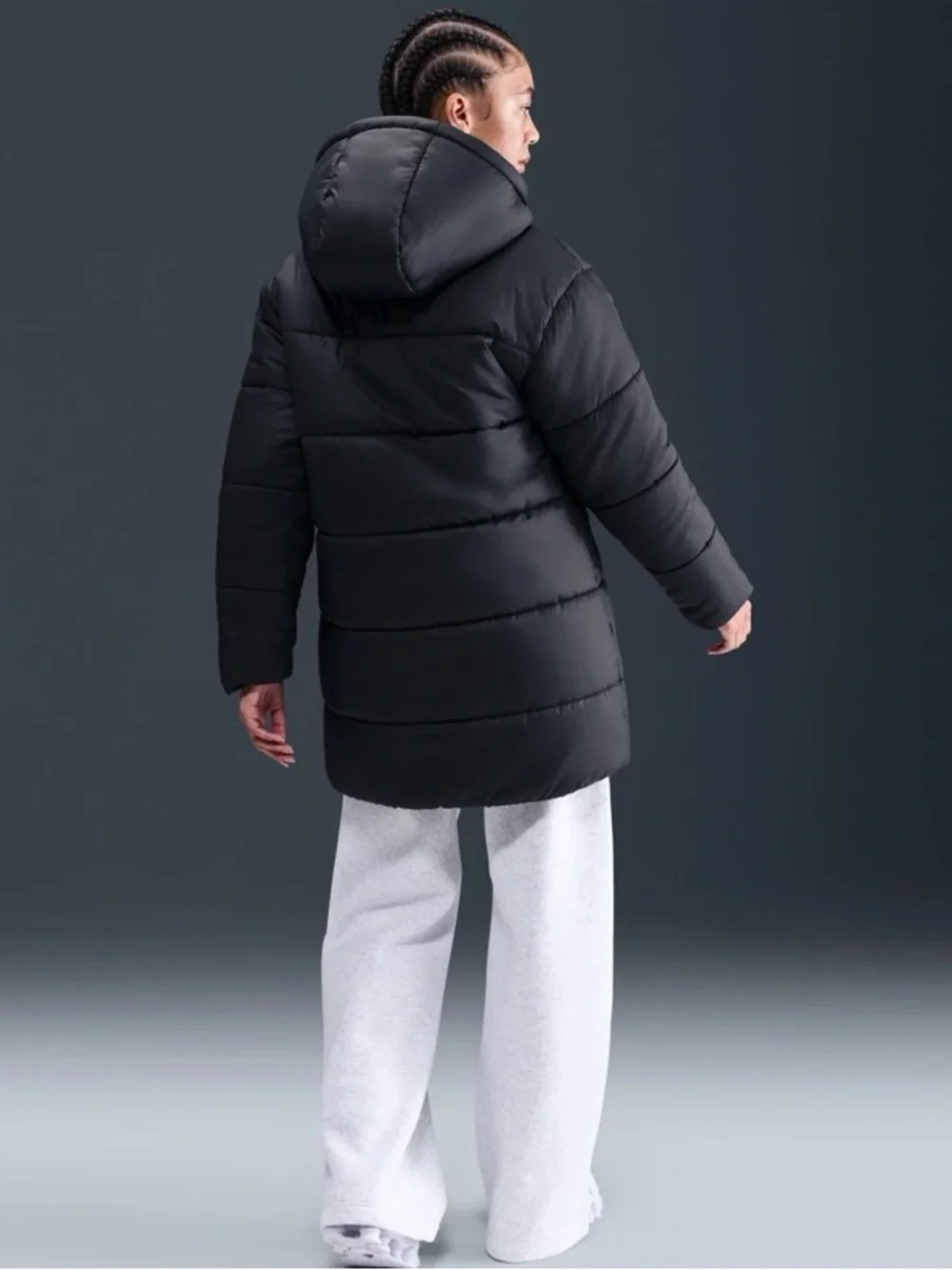 Nike Sportswear Therma Fit Long Hooded Puffer Jacket Loose Parka HV4912-010